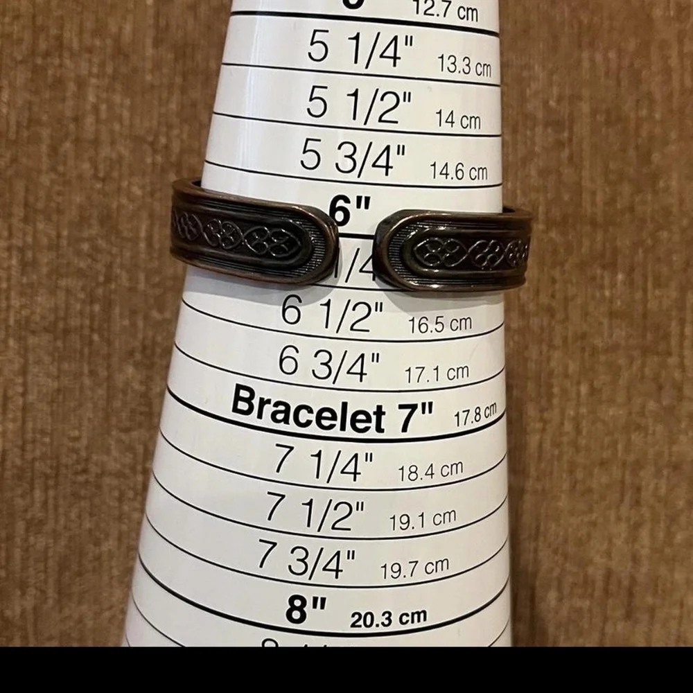 Vintage cottagecore hidden watch bangle bracelet